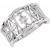 Sterling Silver Freeform Remount Ring - Siddiqui Jewelers