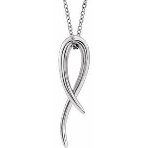 Sterling Silver Freeform 16-18" Necklace - Siddiqui Jewelers