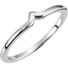 Continuum Sterling Silver Matching Band for Nine-Stone Cluster Ring - Siddiqui Jewelers