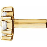 14K Yellow 1/10 CTW Natural Diamond Trim