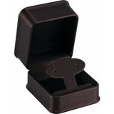 Bronze Leatherette T-Pad Earring Box
