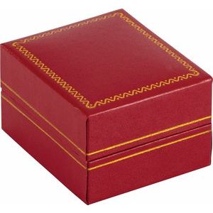 Red Flap Earring Box