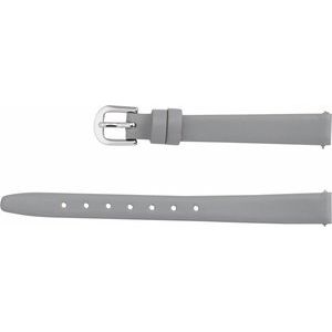 12 mm Regular Gray Calf Flat Watch Band