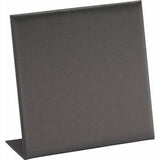 Palladium Brushed Leatherette 10-Slot Necklace Stand