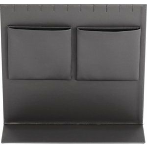 Palladium Brushed Leatherette 10-Slot Necklace Stand