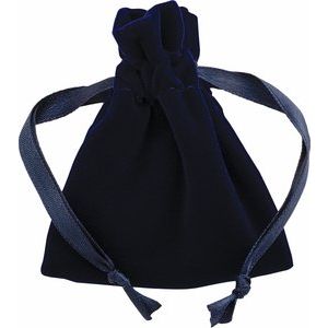Veltex® Royal Blue Small Drawstring Pouch with Outer Carton
