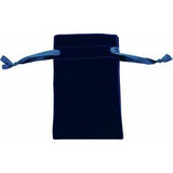 Veltex® Royal Blue Medium Drawstring Pouch with Outer Carton