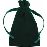 Veltex® Green Medium Drawstring Pouch with Outer Carton
