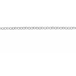 Sterling Silver 1 mm Curb Chain by the Inch