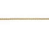 14K Yellow Recycled Metal 1 mm Wheat Chain by the Inch