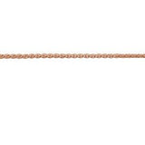 14K Rose Recycled Metal 1 mm Wheat Chain by the Inch
