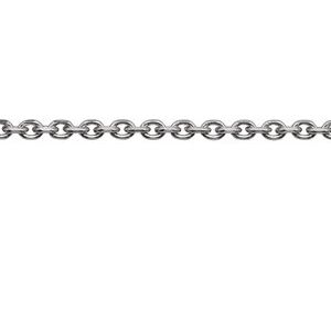 Sterling Silver 1.75 mm Diamond-Cut Cable Chain by the Inch