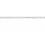 Sterling Silver .85 mm Rope Chain by the Inch