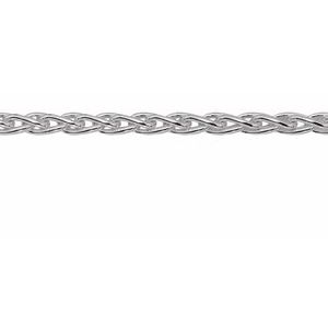 Sterling Silver 2.25 mm Wheat Chain by the Inch
