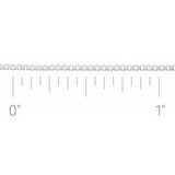 Sterling Silver 1 mm Diamond-Cut Box Chain by the Inch