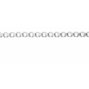 Sterling Silver 2 mm Box Chain by the Inch