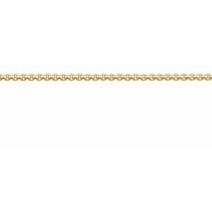 14K Yellow Recycled Metal 1 mm Rounded Box Chain by the Inch