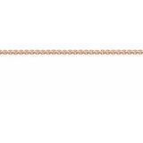 14K Rose Recycled Metal 1 mm Rounded Box Chain by the Inch