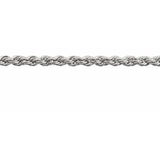 Sterling Silver 1.85 mm Rope Chain by the Inch