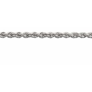 Sterling Silver 1.85 mm Rope Chain by the Inch