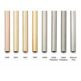 14K Rose 6.5 mm OD Round Extra Heavy Tubing
