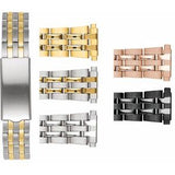 12-16 mm Silver Stainless Steel Watch Band