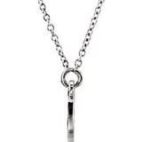 Sterling Silver Tiny Posh® Horseshoe 16-18" Necklace
