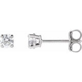 14K White 1/3 CTW Lab-Grown Diamond Earrings