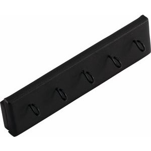 Black Shimmer Leatherette 5-Hook Dangle Display Pad