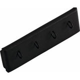 Black Shimmer Leatherette 4-Hook Dangle Display Pad