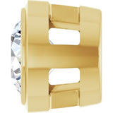 14K Yellow 1/4 CT Natural Diamond Slide Pendant