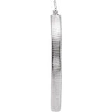 Sterling Silver Coin Frame Bezel Dangle for 40.6x3 mm Coin