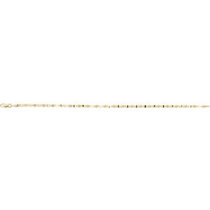 14K Yellow 2.7 mm Mirror 7 1/2" Chain