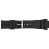 18 mm Black Polyurethane Diver Band for Use with Casio® & Timex® Watches