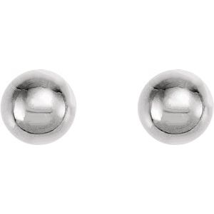 Titanium 3 mm Ball Inverness® Piercing Stud Earrings