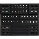 Piece by Piece® Carbon Black Prototype Interactive Settings & Shanks Magnetic Selling System