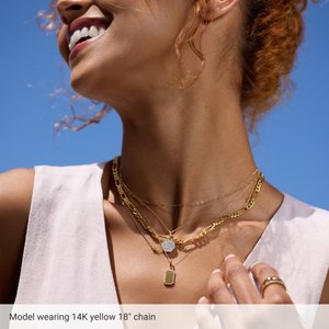 18K White 1 mm Rope Chain by the Inch