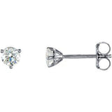 14K White 1/3 CTW Natural Diamond Stud Earrings