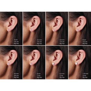 14K Rose 1/5 CTW Natural Diamond Earrings