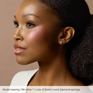 14K Rose 1/5 CTW Natural Diamond Cocktail-Style Earrings