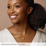 Sterling Silver 1.75 mm Cable 16" Chain