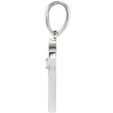 Platinum .025 CTW Natural Diamond Heart Pendant