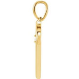 14K Yellow .04 CTW Natural Diamond Heart Pendant