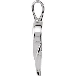 Platinum Heart Pendant