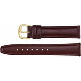 16 mm Long Brown Saddle Padded Watch Band