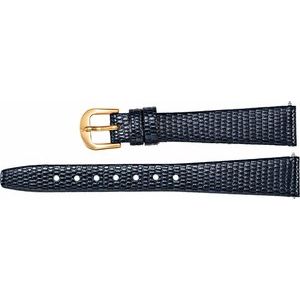 12 mm Regular Navy Lizard Grain Flat Watch Band