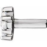 14K White 1/10 CTW Natural Diamond Trim