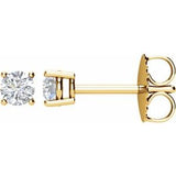 14K Yellow 1/4 CTW Natural Diamond Earrings