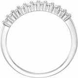 Platinum 1/5 CTW Natural Diamond Anniversary Band