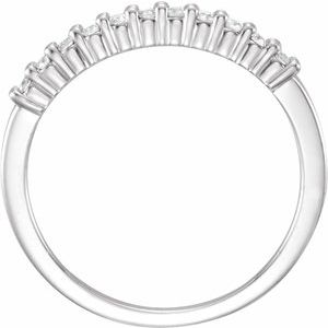 Platinum 1/5 CTW Natural Diamond Anniversary Band